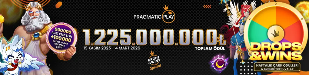 Pragmatic Play - Drop&Wins Turnuvası